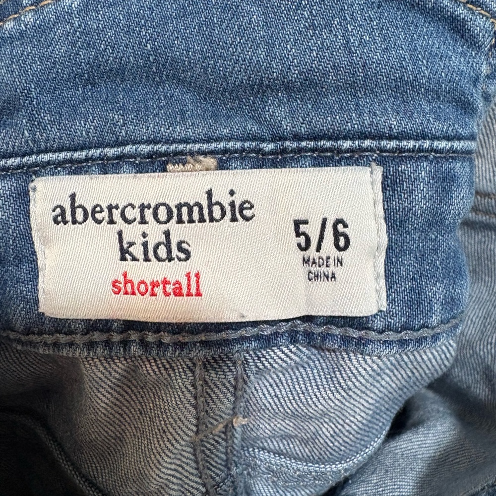 Abercrombie Kids Denim Overalls with Copper Accents - Picture 4 of 4